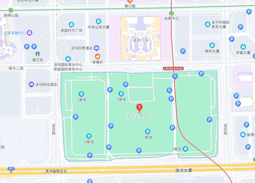 深圳会展中心驾车线路指南