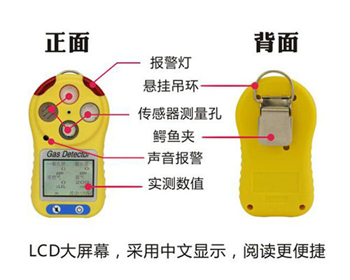 监测型便携式四合一气体检测仪