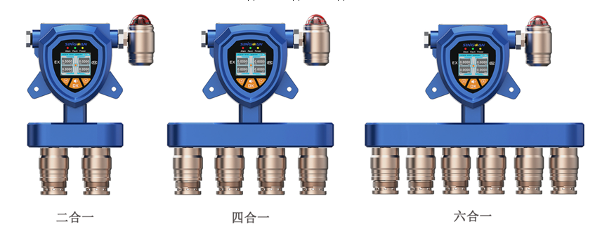 固定式六合一气体检测仪
