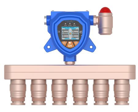 六合一固定式正丙醇气体浓度检测仪