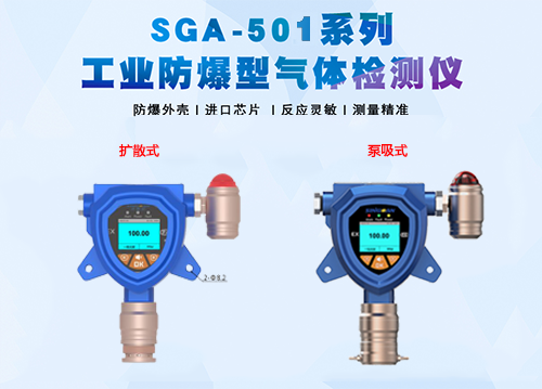 智能一体式声光报警气体检测仪