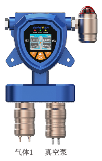 固定一体泵吸式败脂醛气体传感器探头
