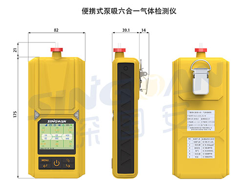 便携多合一泵吸式二丙基检测仪