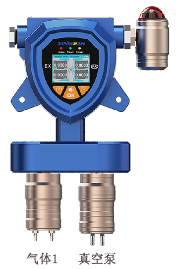 固定一体泵吸式氯碳酸乙酯气体传感器探头