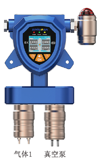 固定一体泵吸式氯化磷气体传感器探头