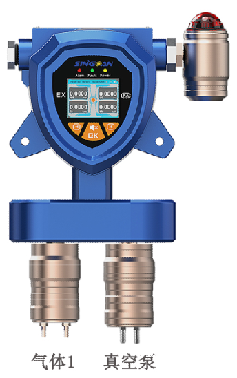 固定一体泵吸式磷化氢气体传感器探头