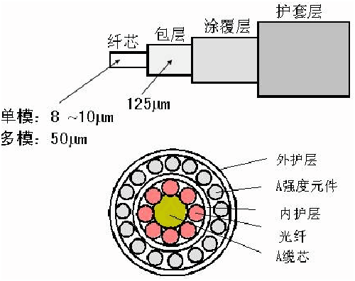 光学波导传感器架构组成图