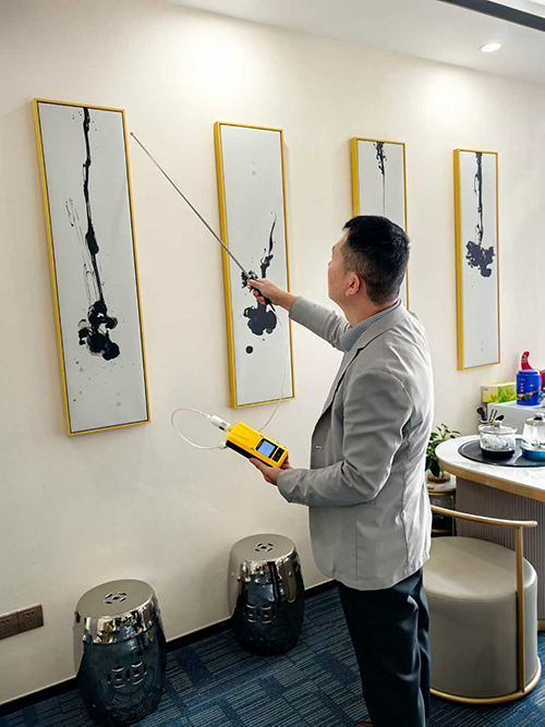 便携可伸缩探杆式二氧化硫检测仪