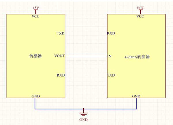 二氧化碳传感器模拟信号输出接口电路