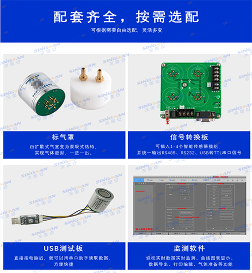 无人机气体检测仪传感器探头