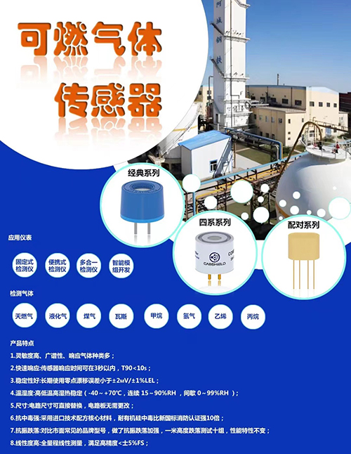 超强抗中毒可燃气体传感器