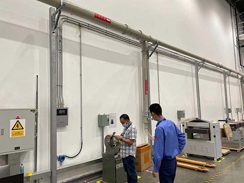 VOC检测仪安装现场图