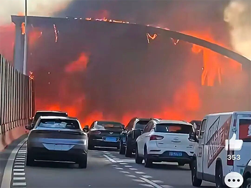 深圳南坪快速隧道隔音棚起火事故 深圳南坪快速隧道隔音棚起火事故