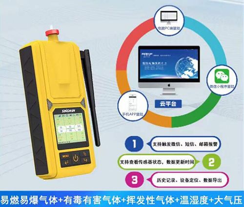 CD6便携式六合一气体侦测器